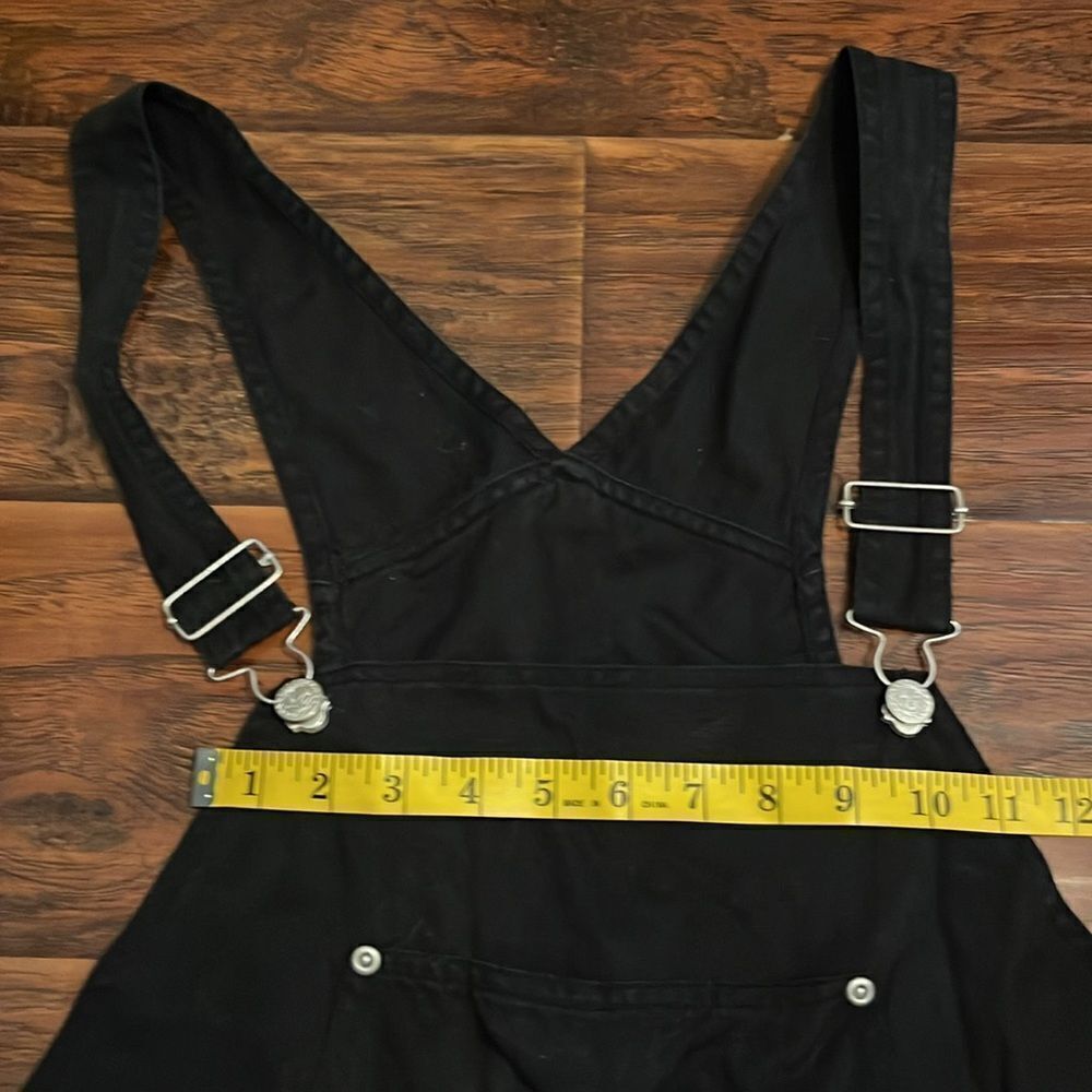 Vintage WB Looney Tunes Black Tweety Bird Ta Da Graphic Casual  Shortalls - Picture 3 of 11